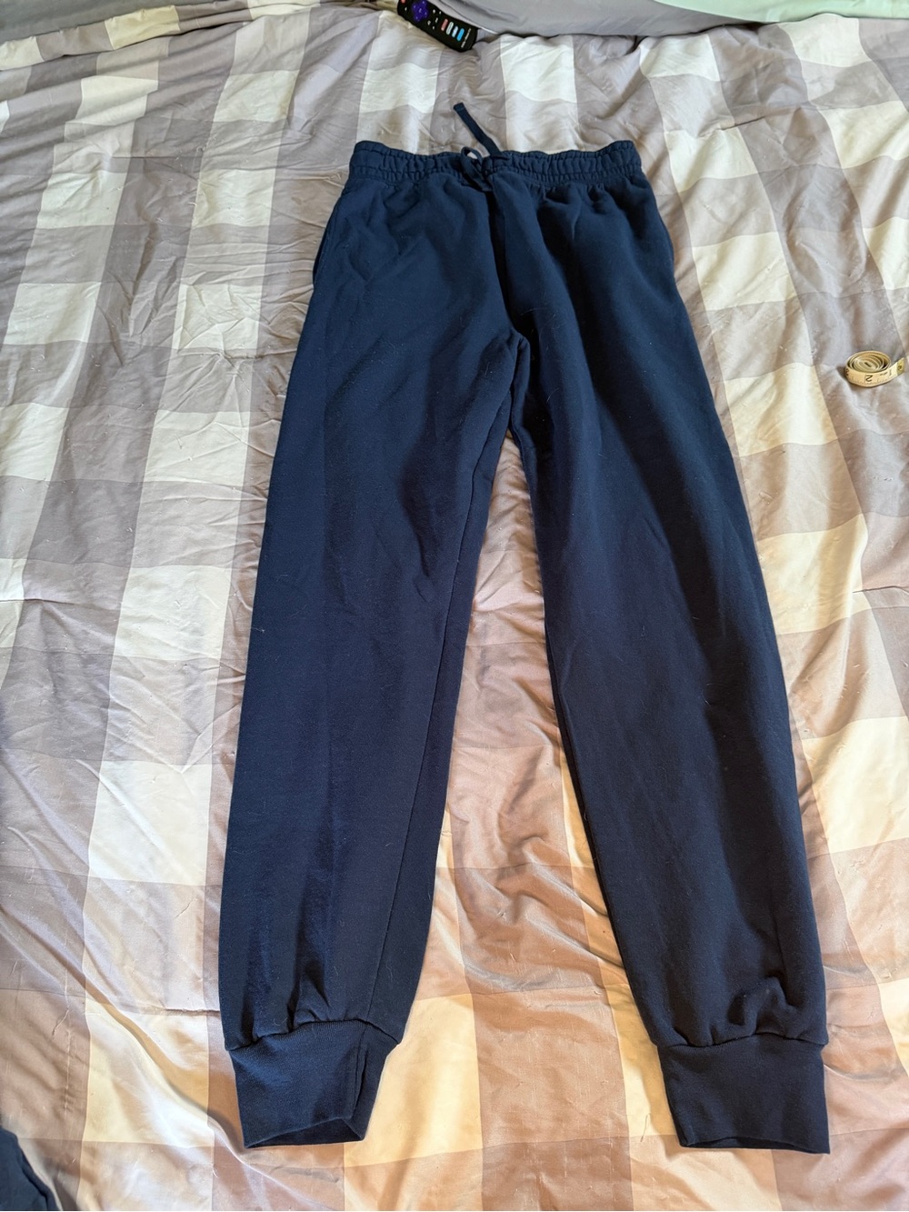 Hanes Men Navy Blue Jogger Sweatpants
